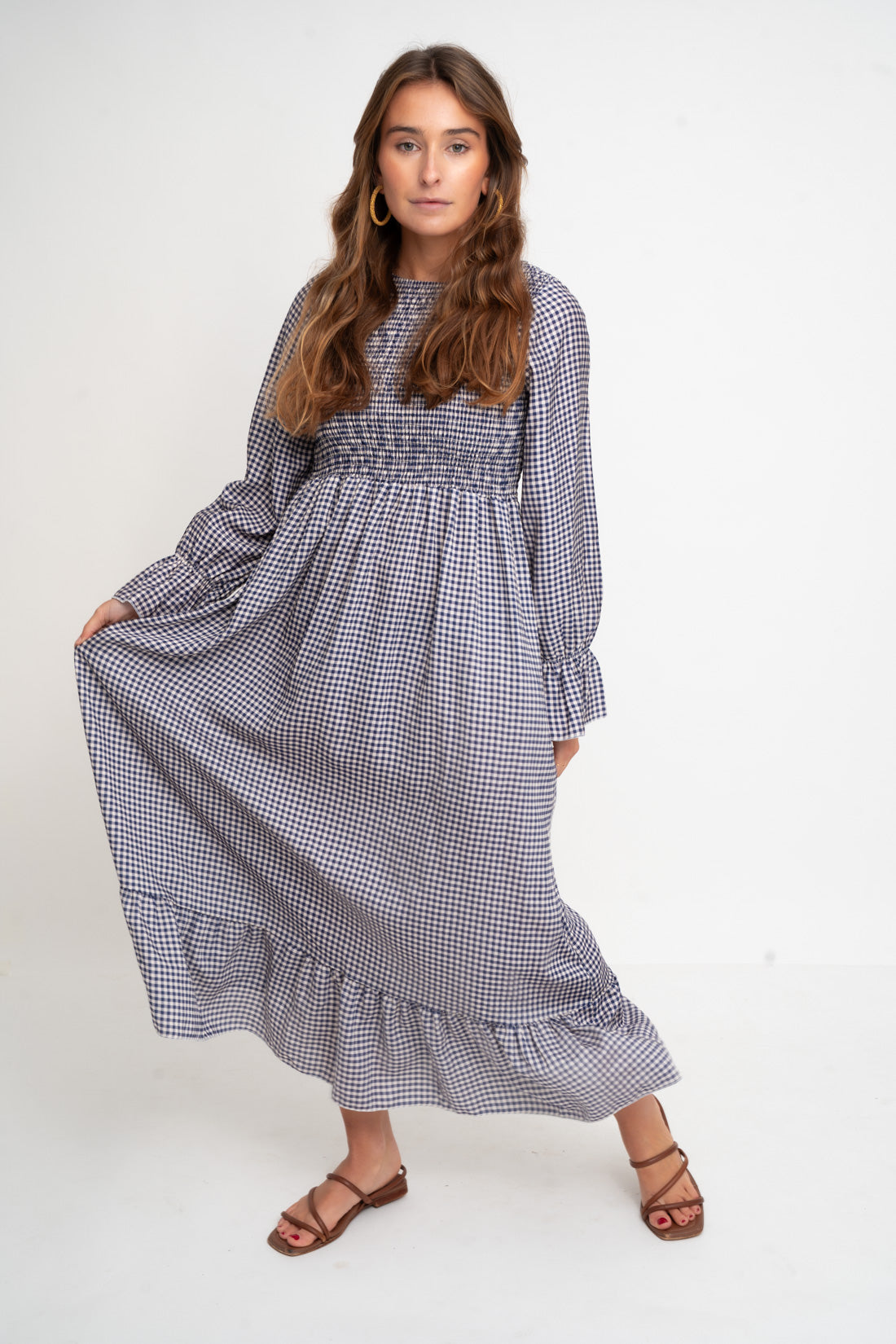 Vestido VICHY marino