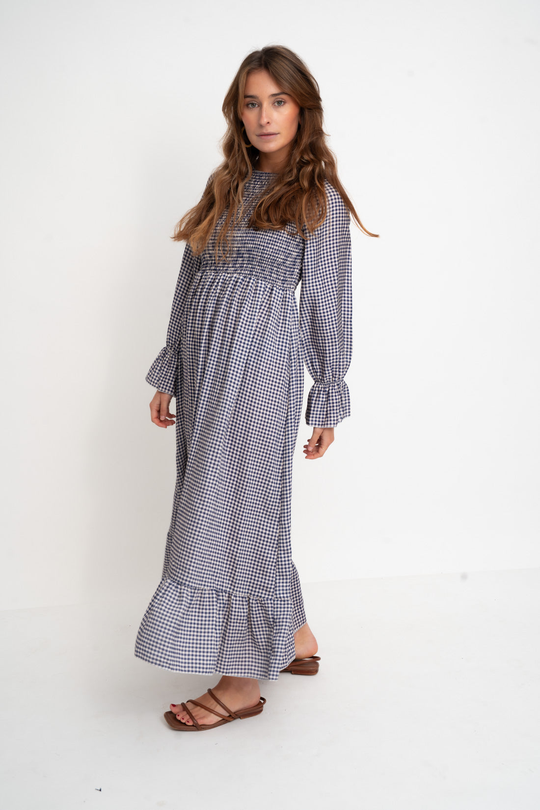 Vestido VICHY marino