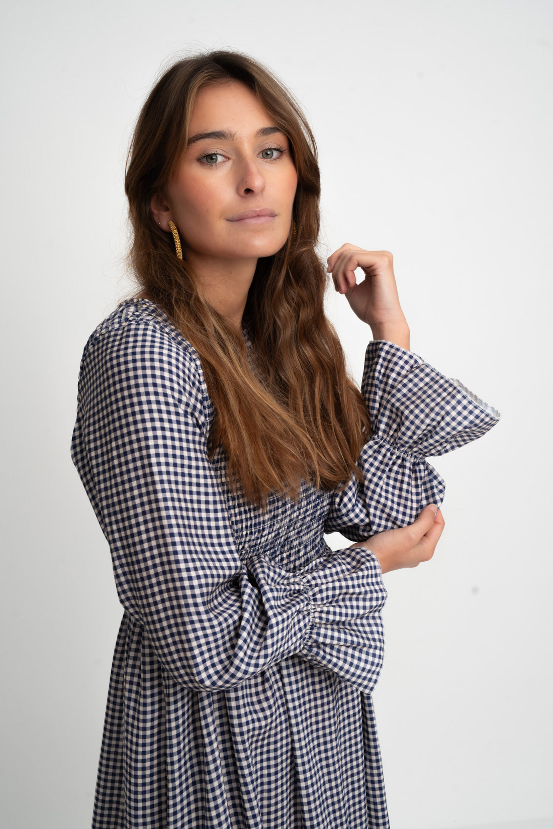 Vestido VICHY marino