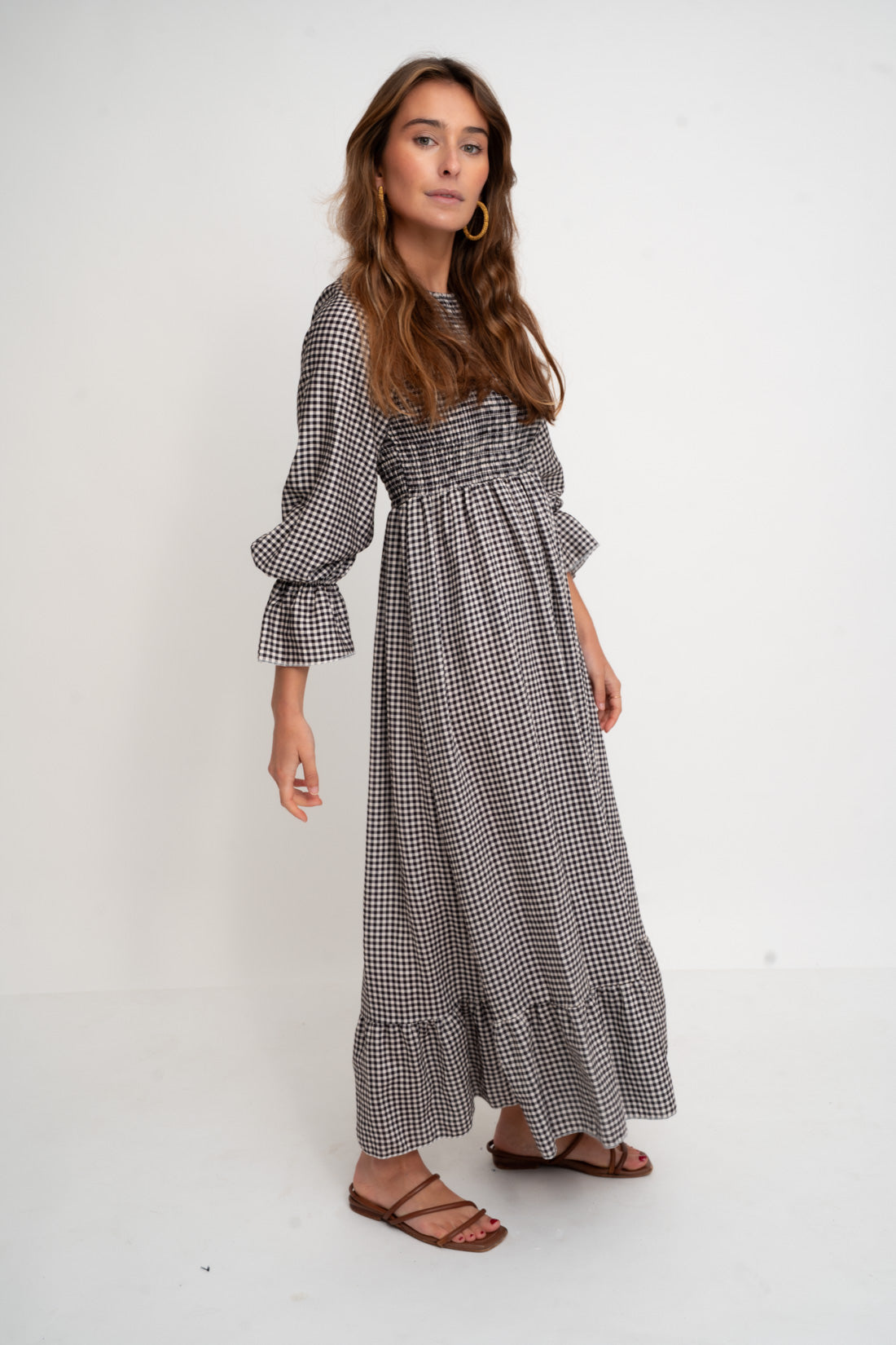 Vestido VICHY negro
