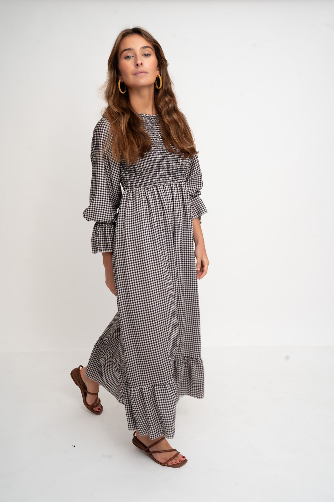 Vestido VICHY negro