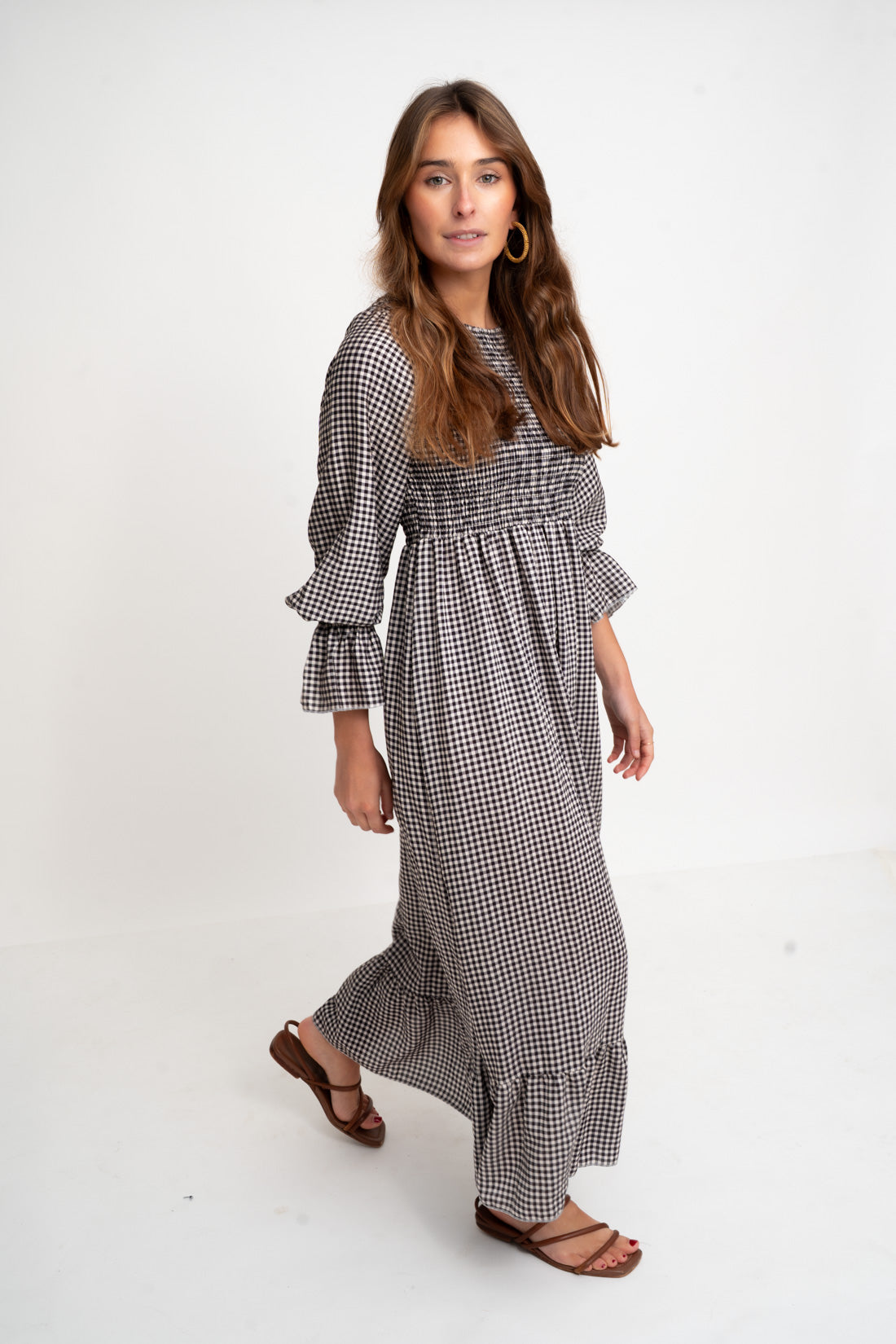 Vestido VICHY negro