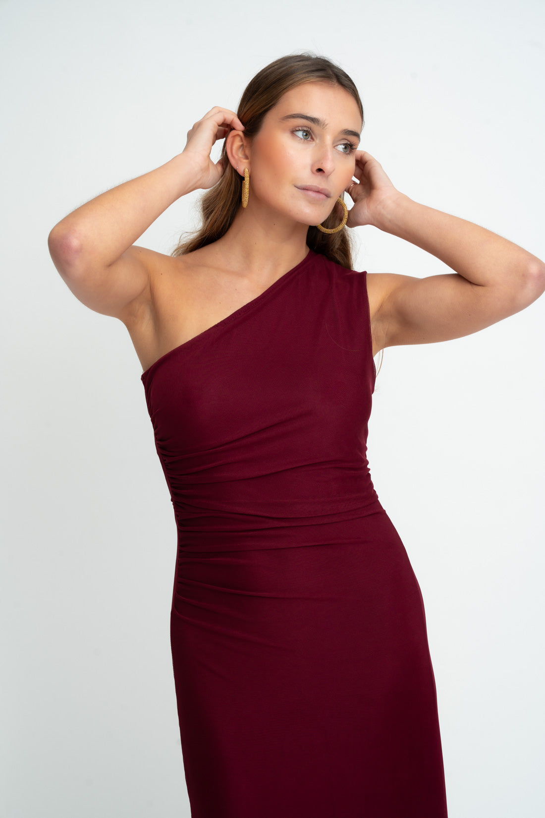 Vestido ONE burdeos