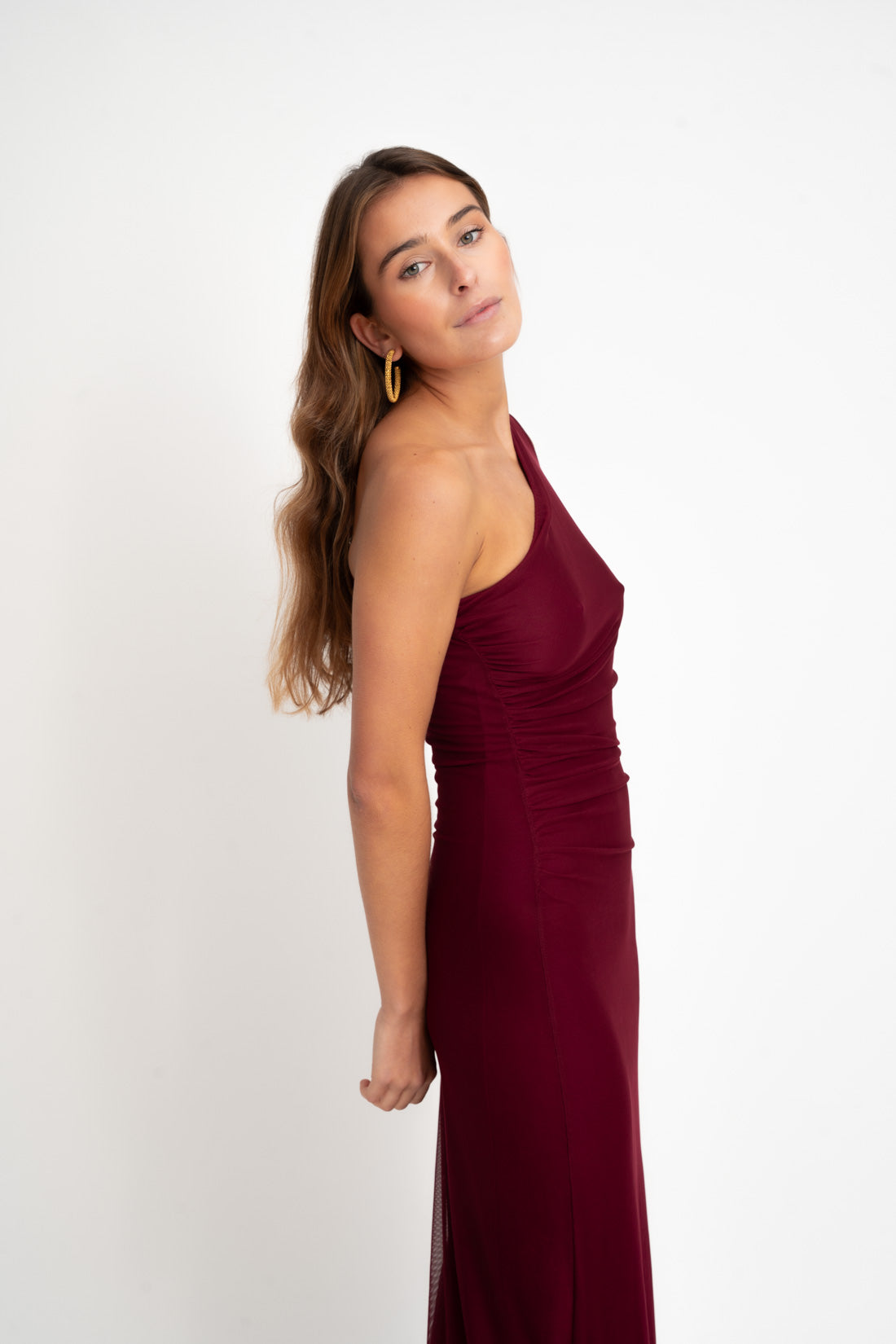 Vestido ONE burdeos