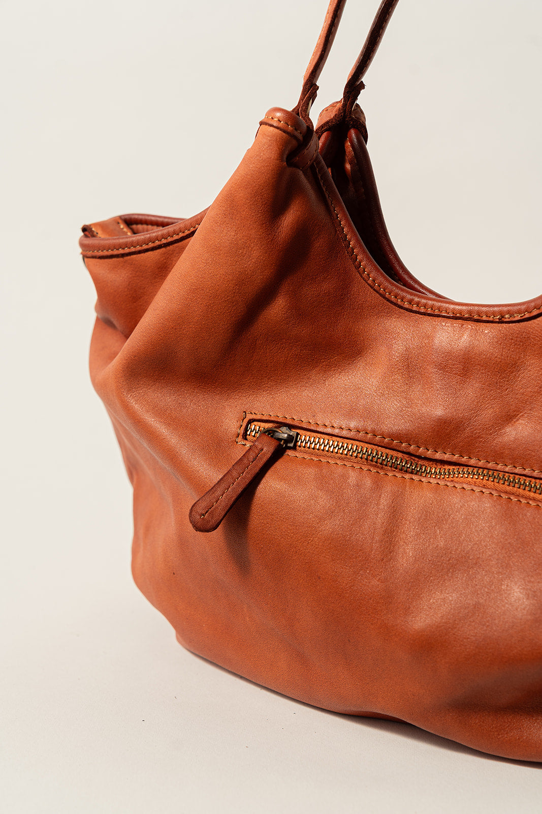BOLSO PIEL OCKLY Cognac