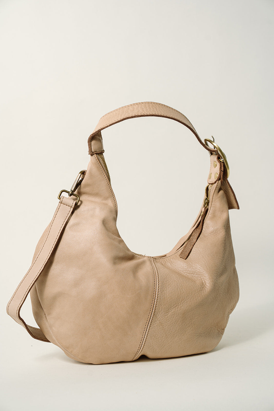 BOLSO PIEL BELTY Beige