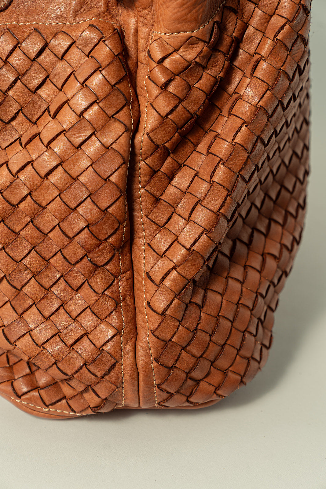 BOLSO PIEL BRADD Cognac