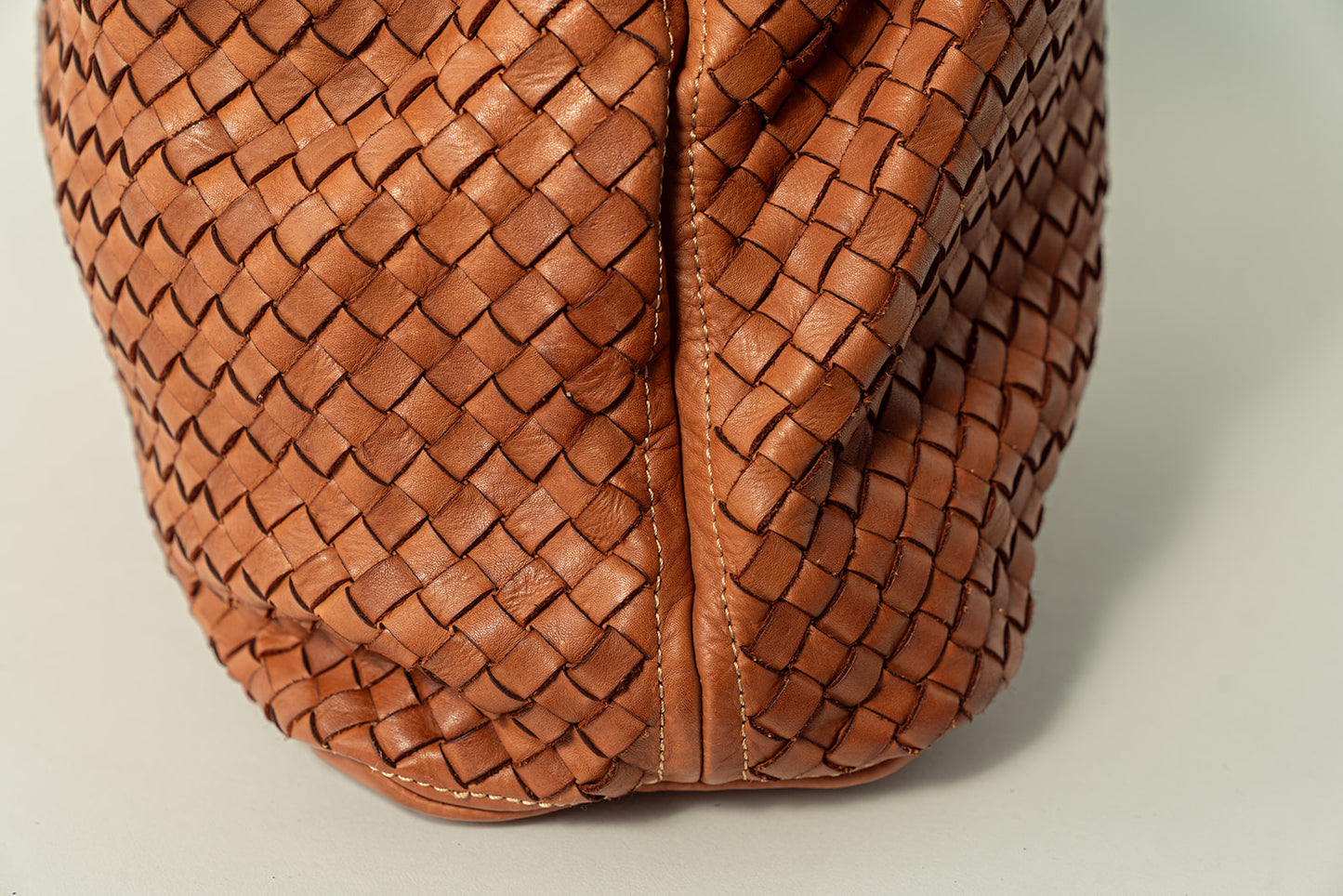 BOLSO PIEL BRADD Cognac