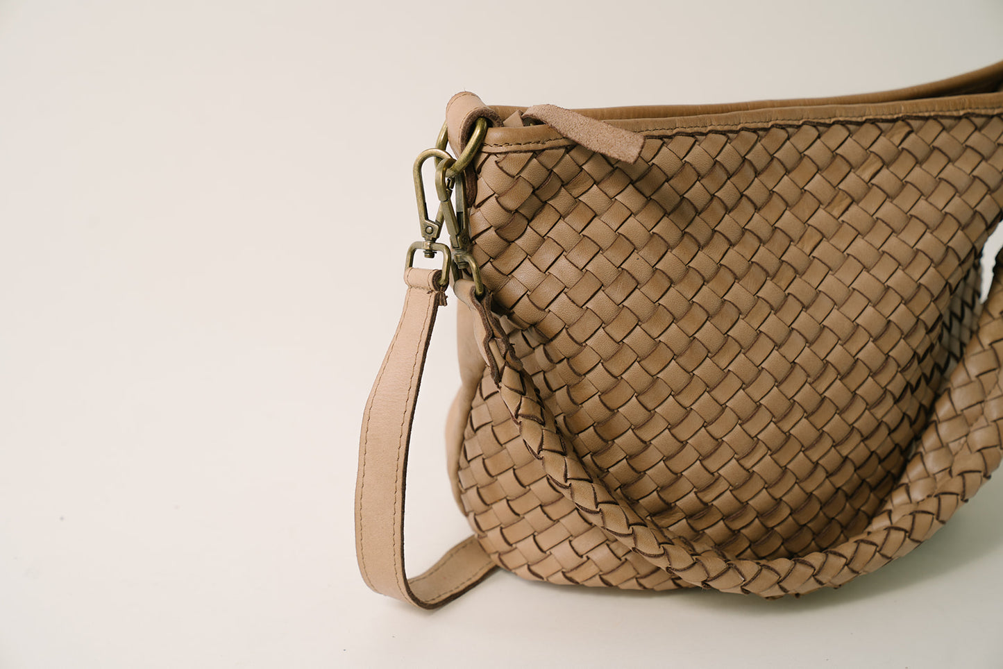 BOLSO PIEL HOGAN Beige