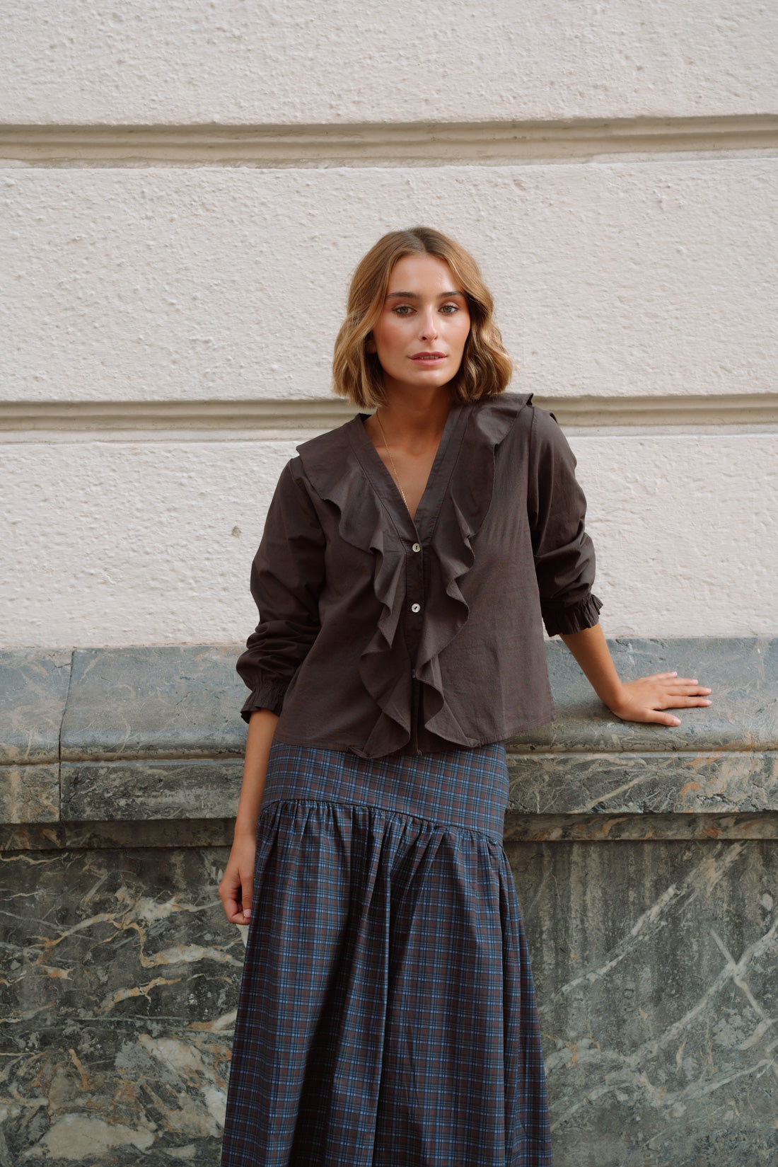 Blusa VIOLETT choco