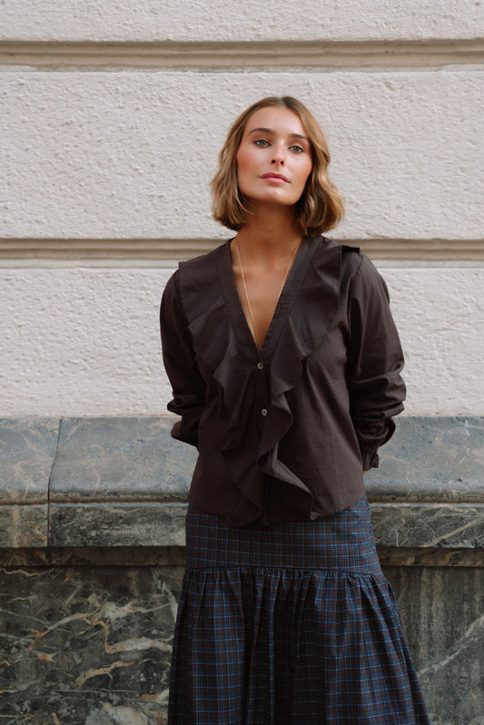 Blusa VIOLETT choco