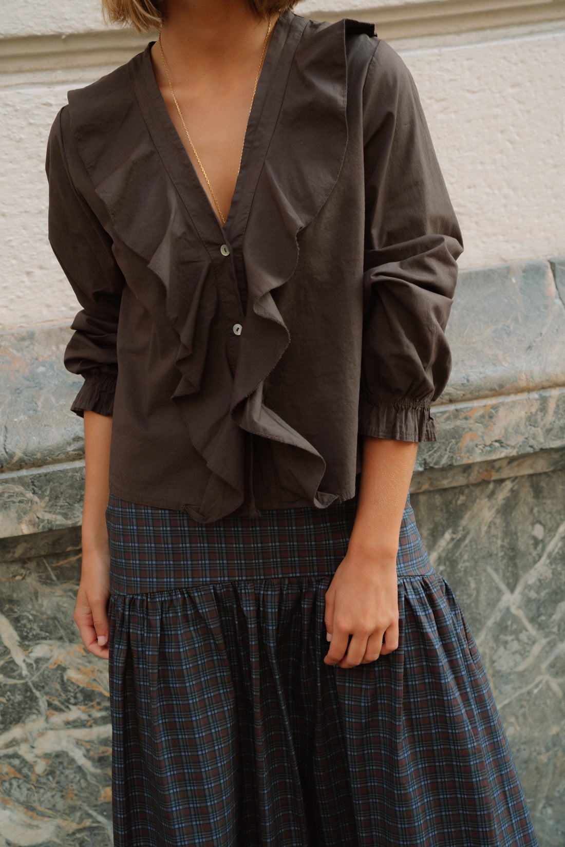 Blusa VIOLETT choco