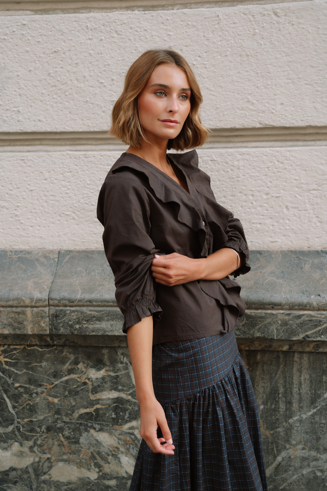 Blusa VIOLETT choco