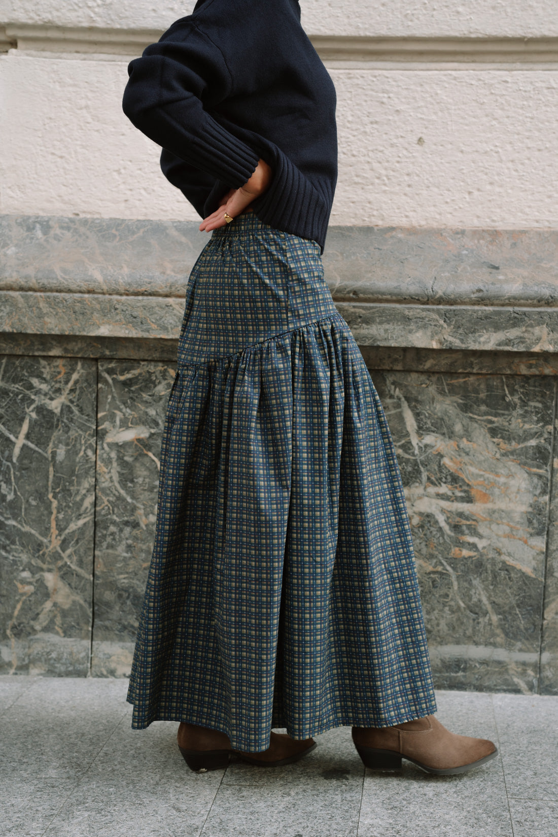 Falda YZAR kaki