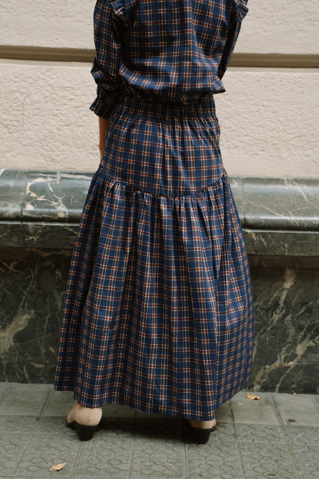 Falda YZAR marino