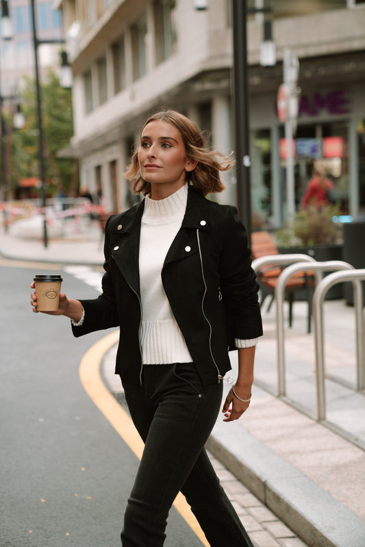 Chaqueta BIKER negra