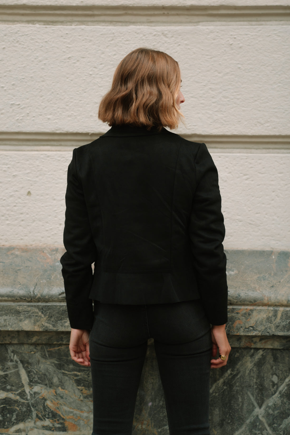 Chaqueta BIKER negra
