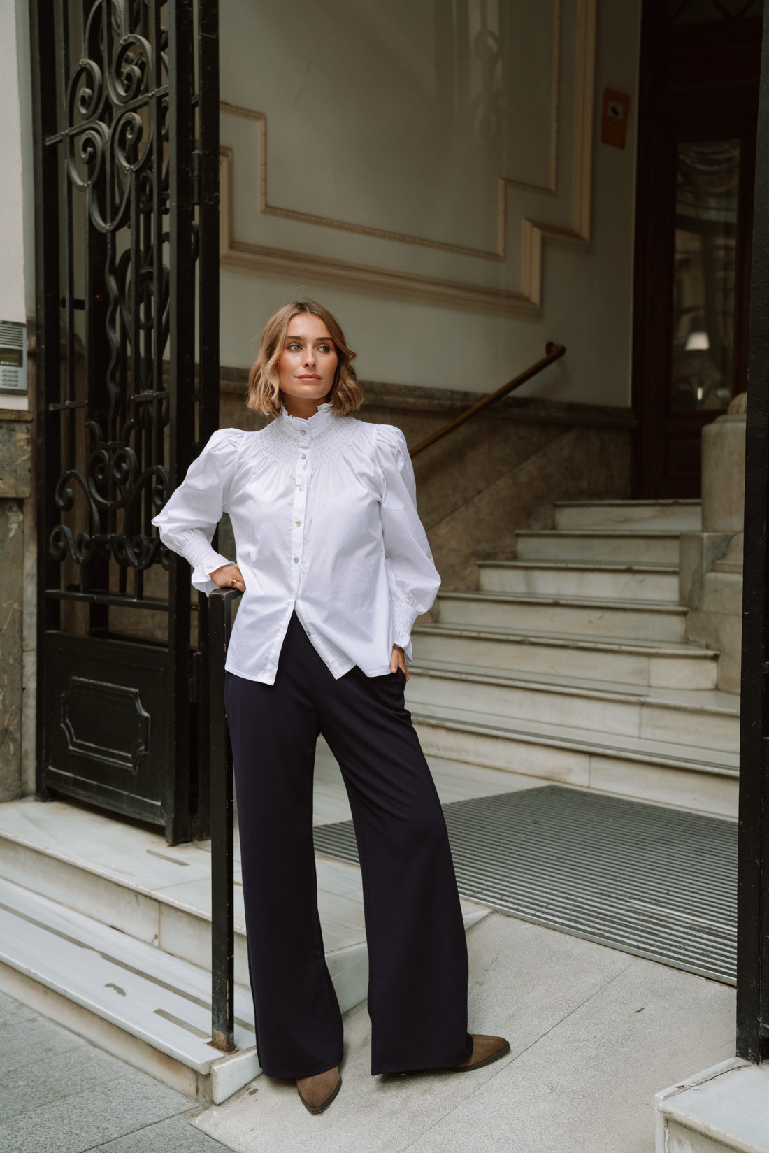 Blusa KHUINA blanca