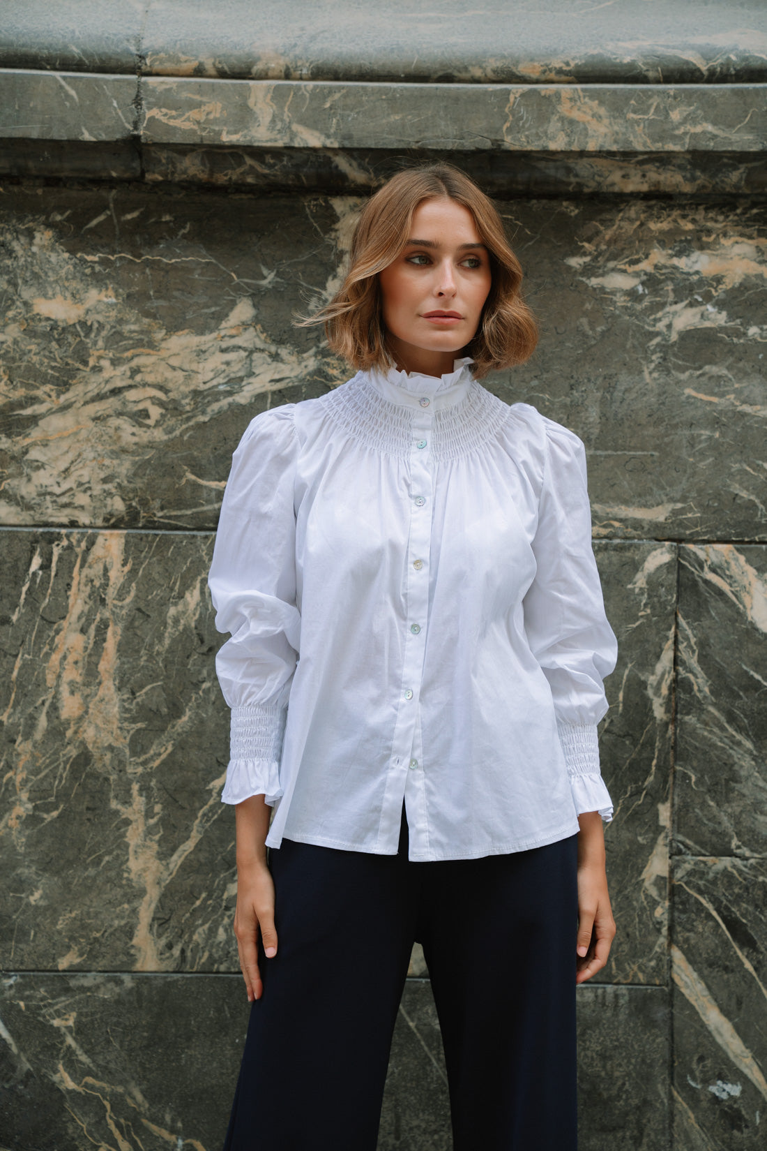 Blusa KHUINA blanca