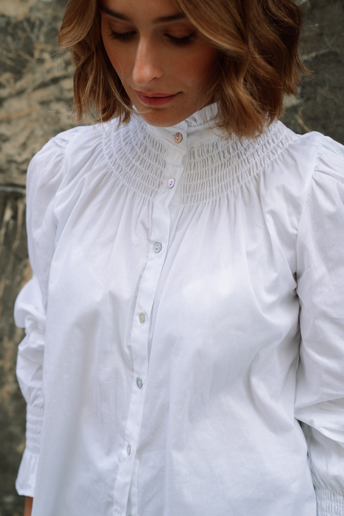 Blusa KHUINA blanca
