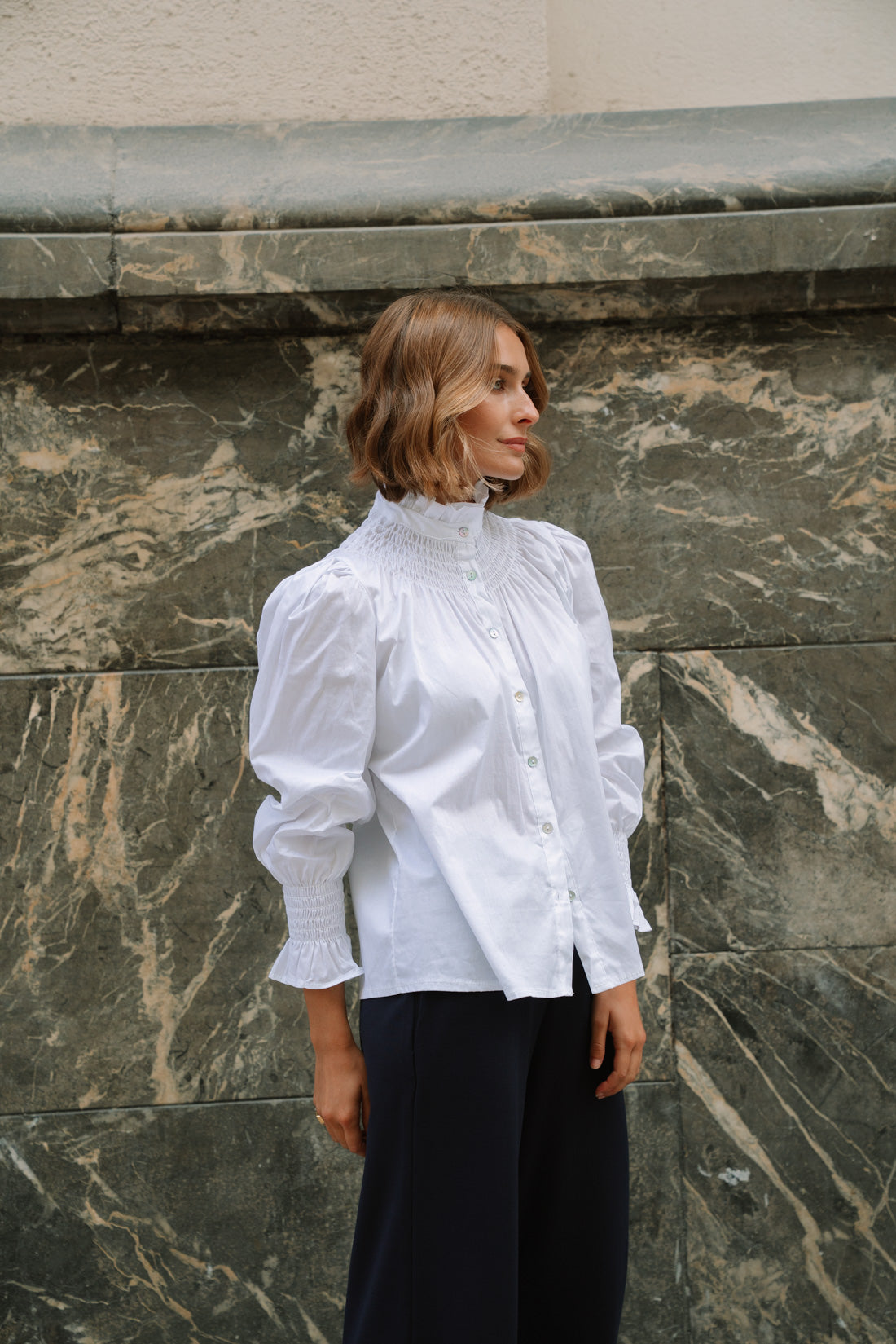 Blusa KHUINA blanca