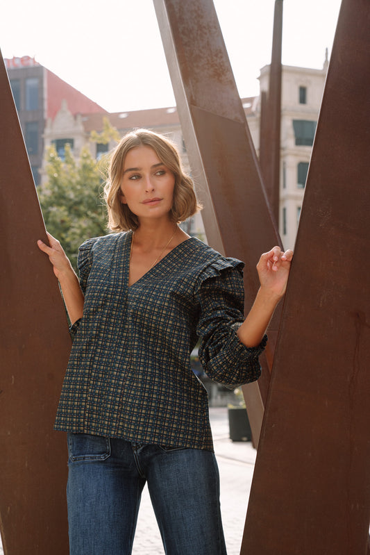 Blusa SCARLET tartán