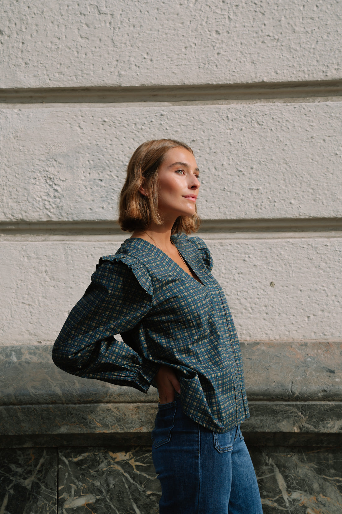 Blusa SCARLET tartán