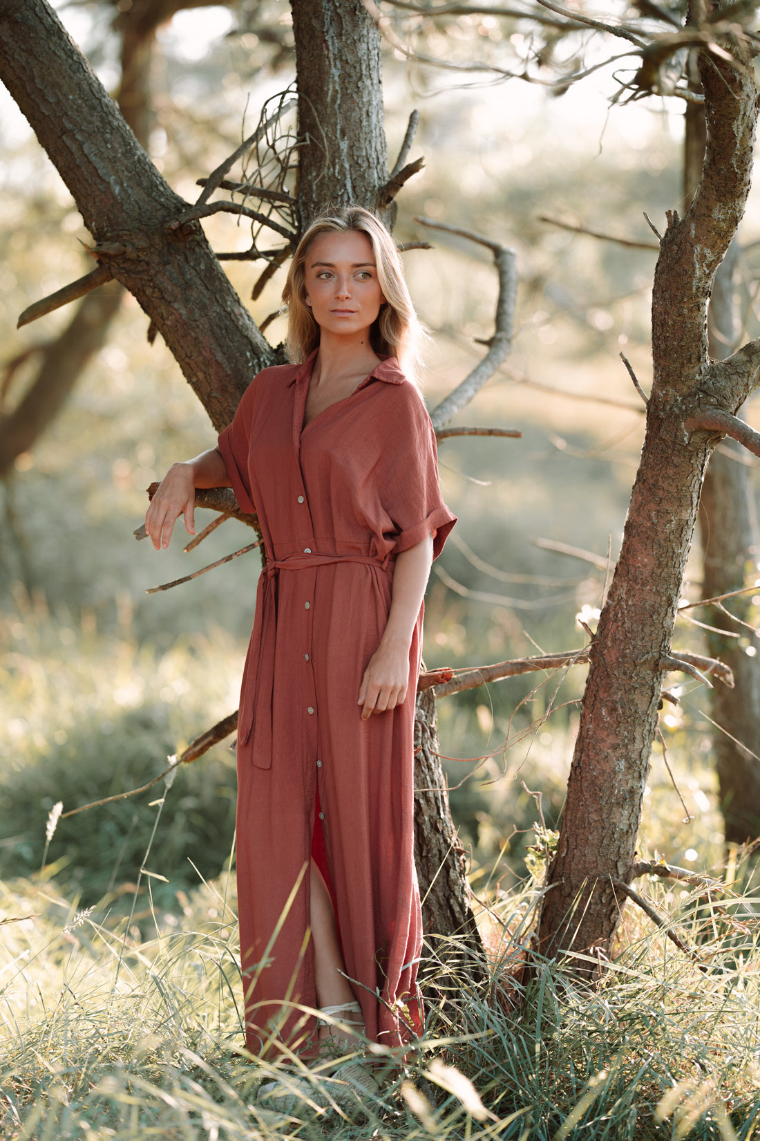 Vestido VESSER terracota