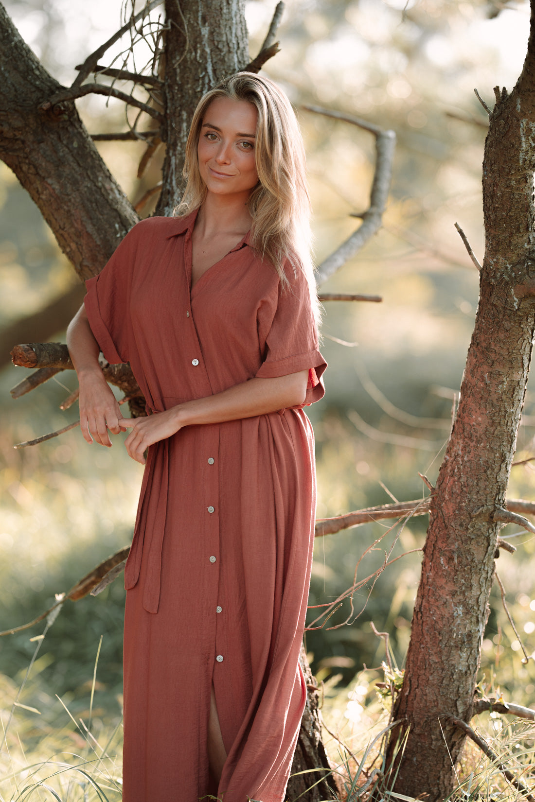 Vestido VESSER terracota