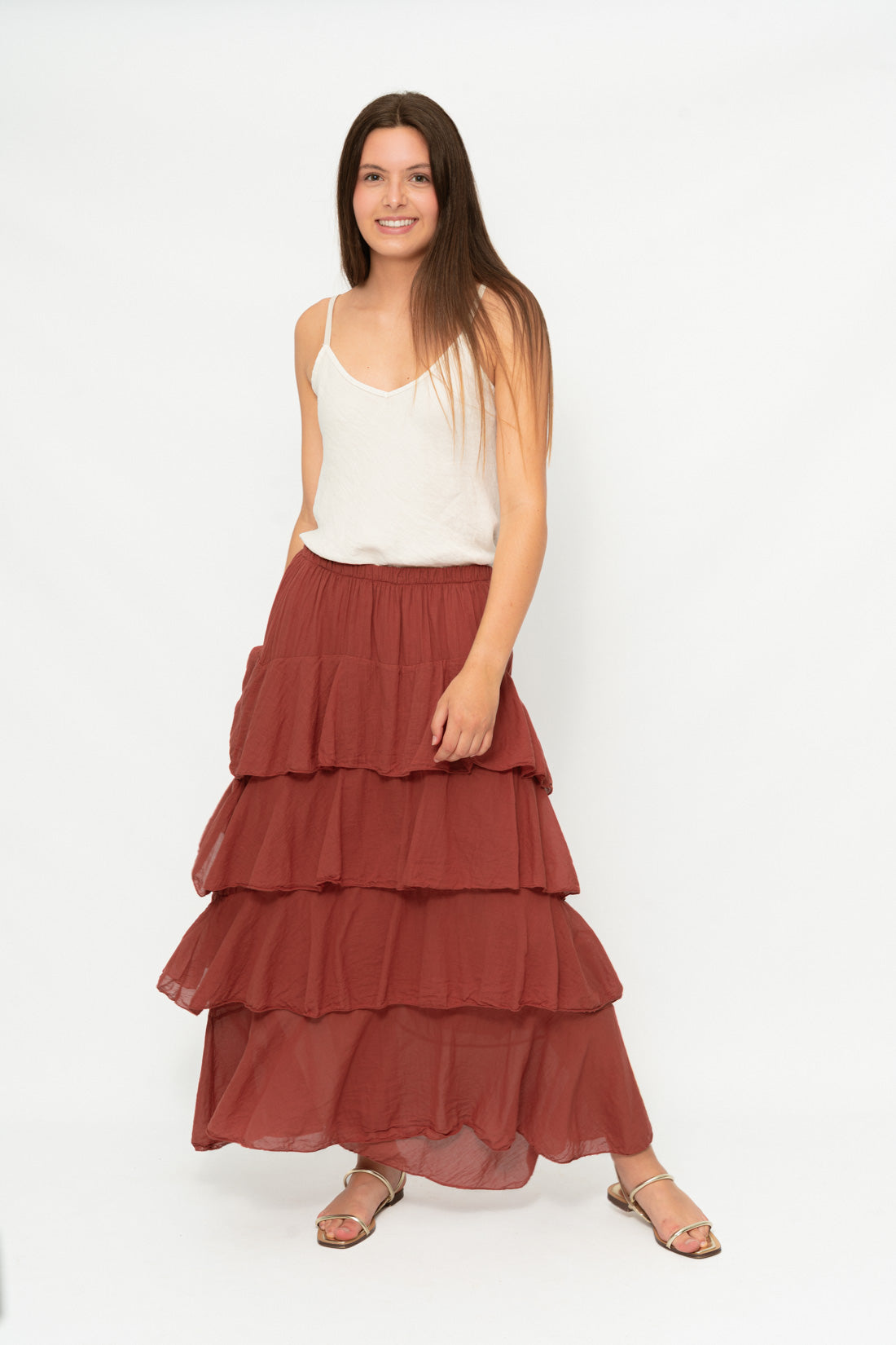 Falda IBI terracota