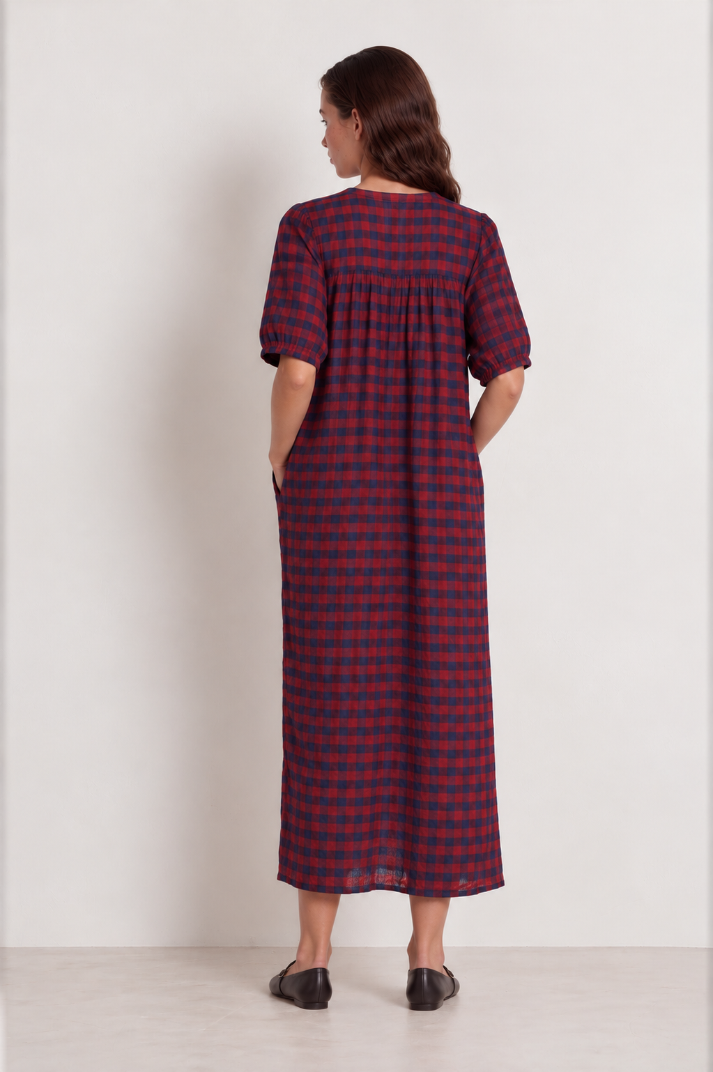 Vestido ZARETT burdeos