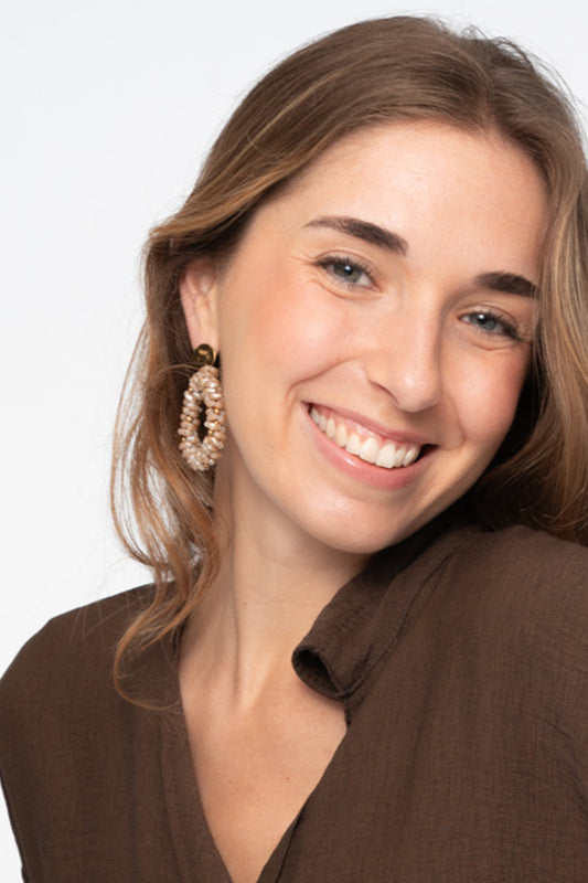 Pendientes MAGRITT beige