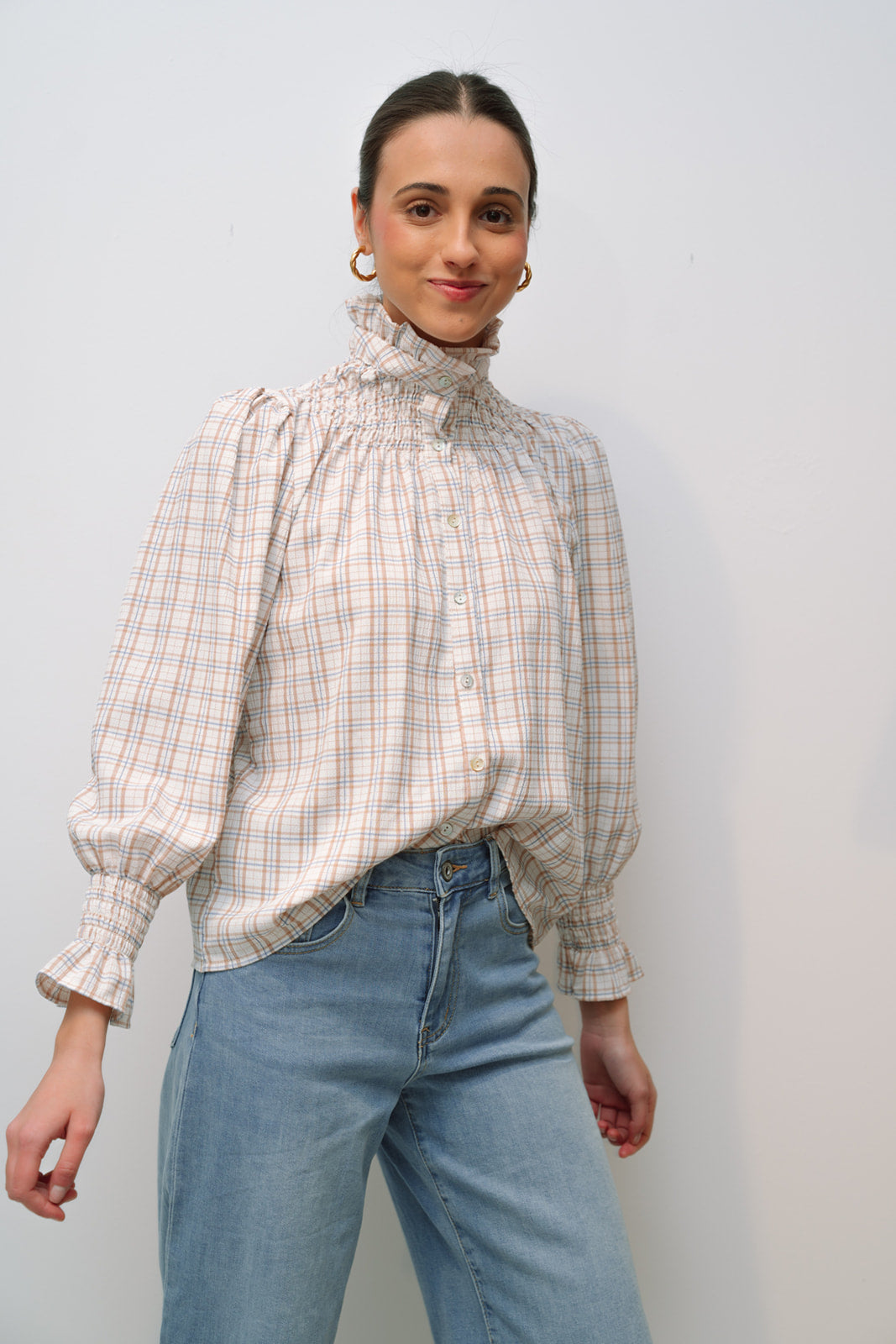 Blusa KHUINA cuadros