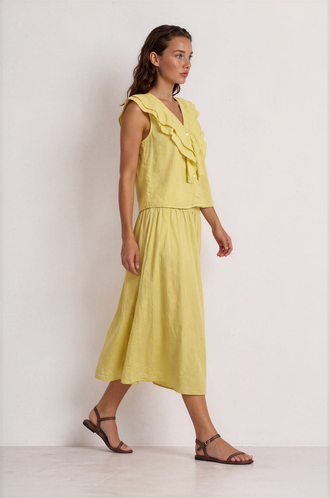 Blusa JAVEA maíz