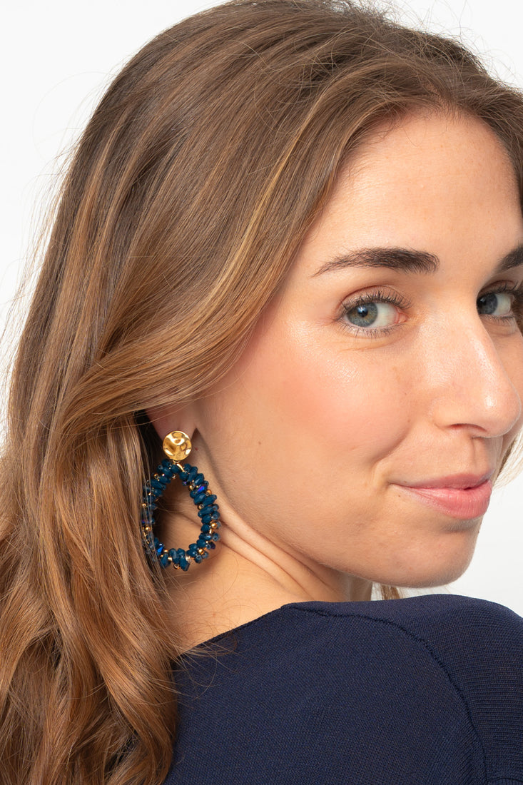 Pendientes MAGRITT azul