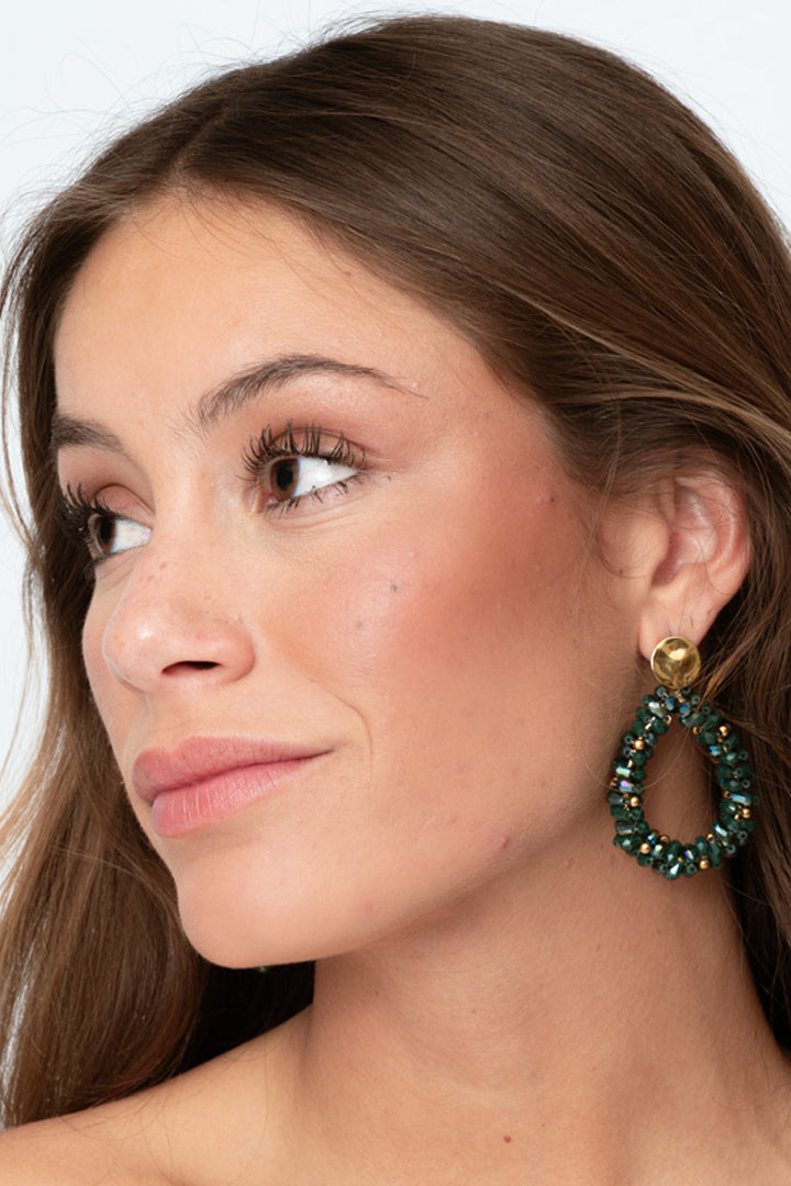 Pendientes MAGRITT verde