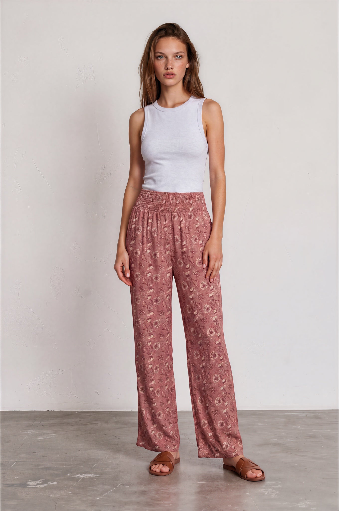 Pantalón PALMER rosa palo