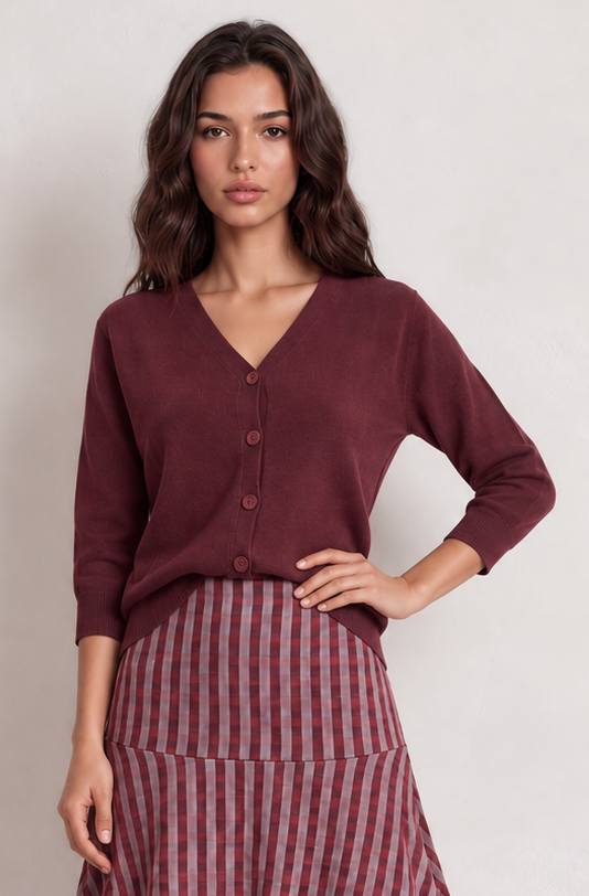 Chaqueta KOLETT berenjena