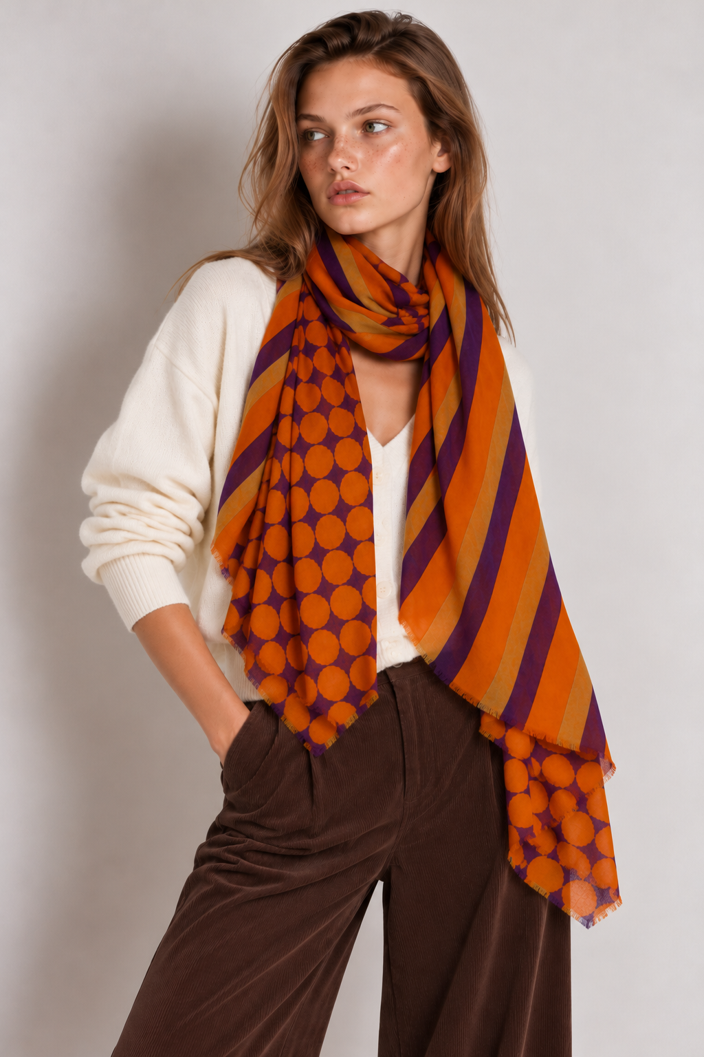 Foulard DOTS 79F teja