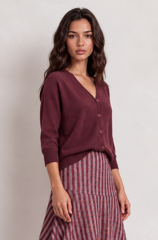 Chaqueta KOLETT berenjena