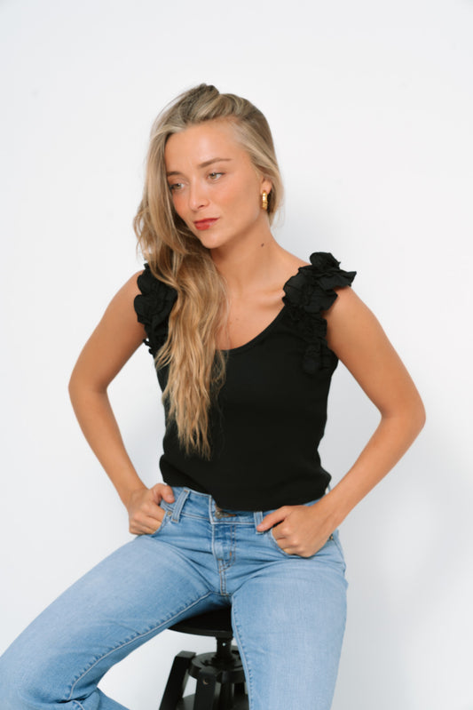 Camiseta ROLLY-VOL negro