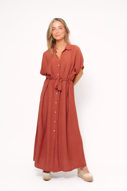 Vestido VESSER terracota