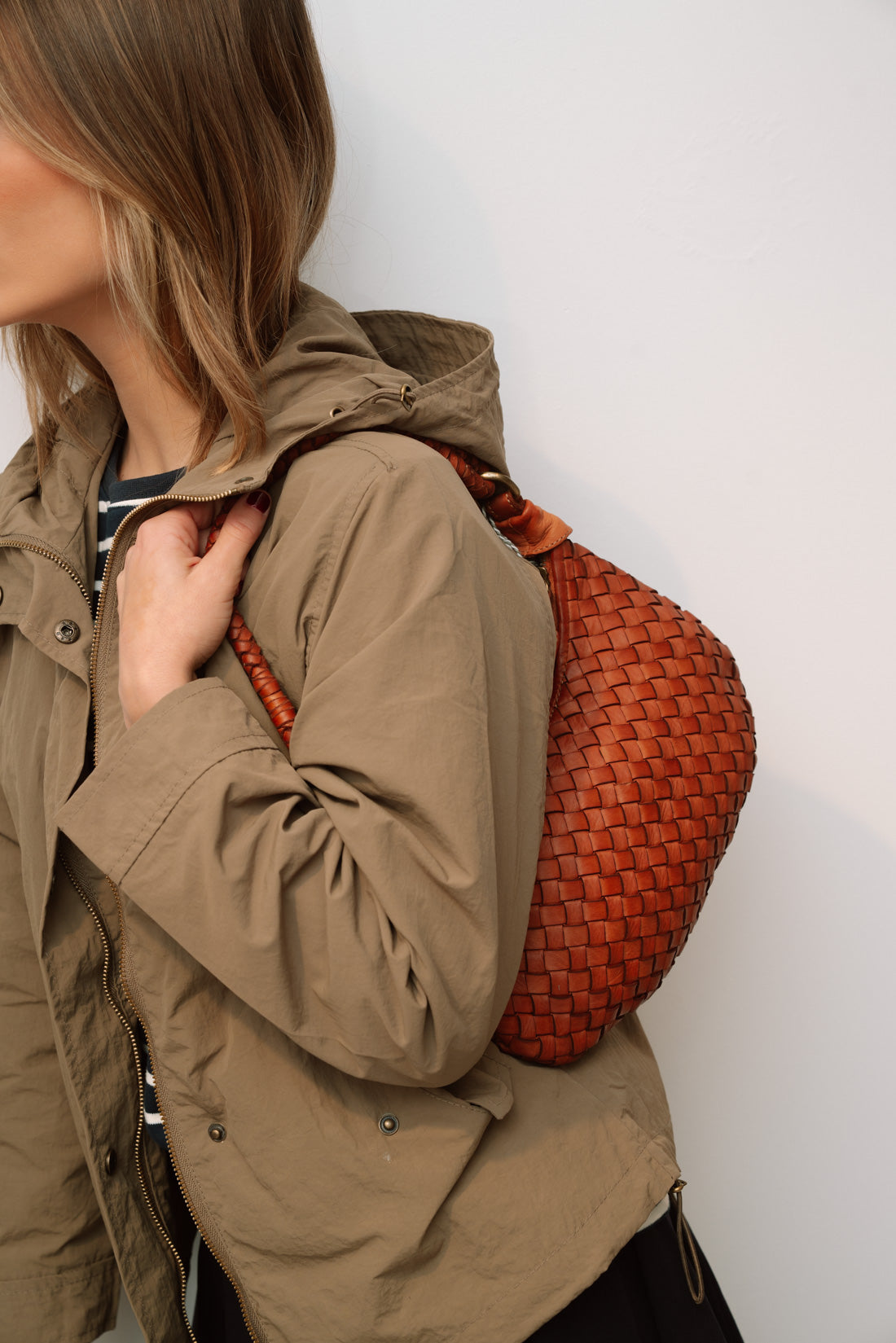 BOLSO PIEL GRETT Cognac