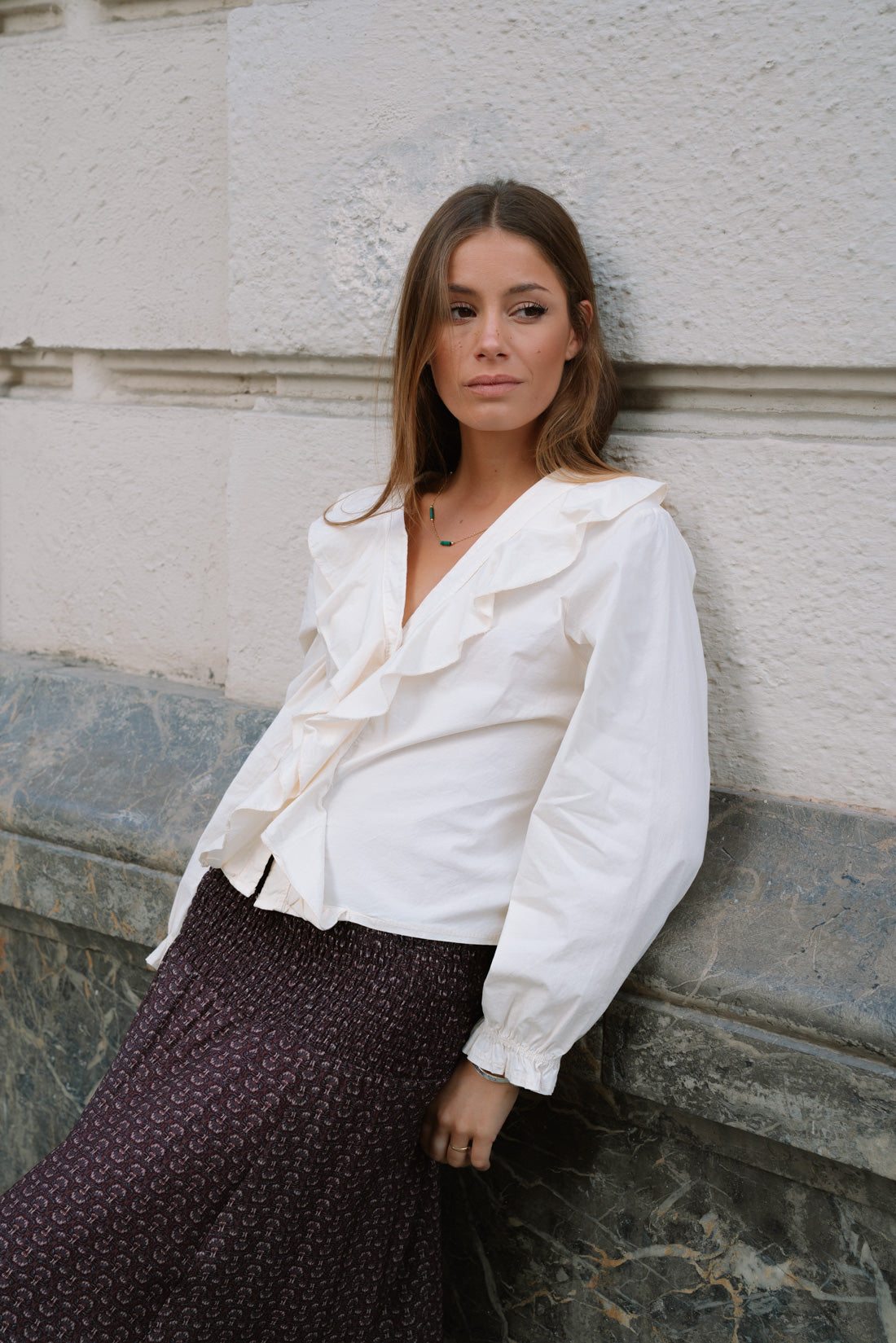 Camisa VIOLETT mantequilla