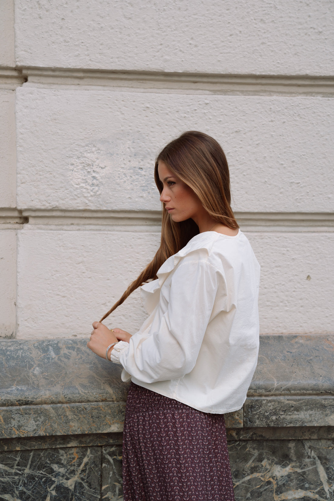 Camisa VIOLETT mantequilla