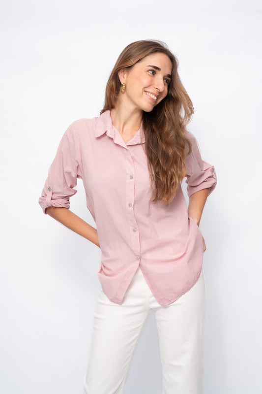 Camisola algodón LAGA  rosa