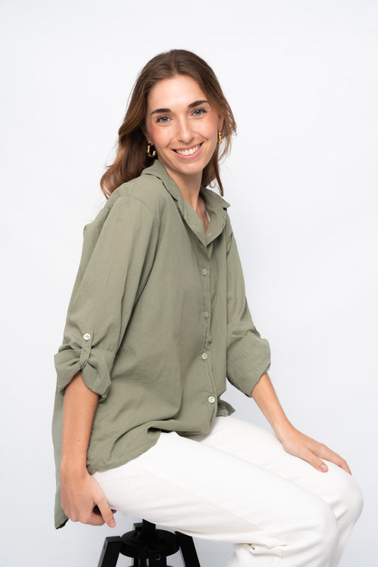 Camisola algodón LAGA kaki