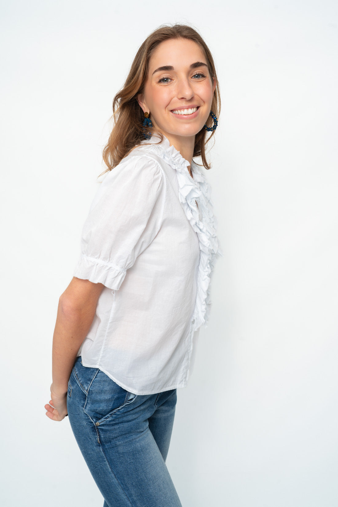 Blusa VOLCHÉ blanca