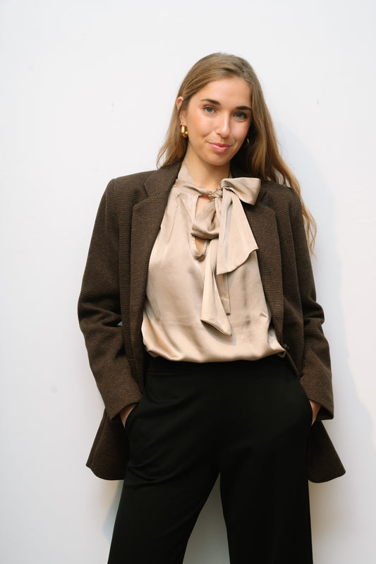 Blazer pata gallo choco