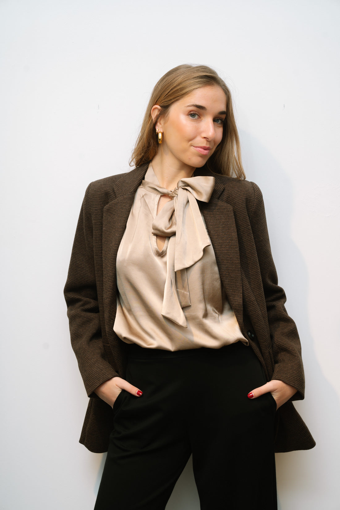 Blazer pata gallo choco